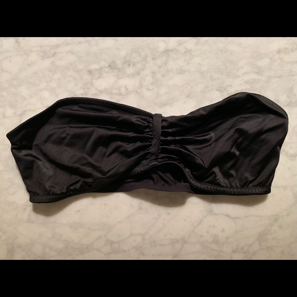 Victoria’s Secret black strapless bandeau